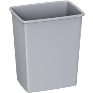 modcart 35qt kitchen trash can, sturdy and lightweight trash cans for kitchen, workspace, bathroom, office, easy to clean, 1 pack, gray