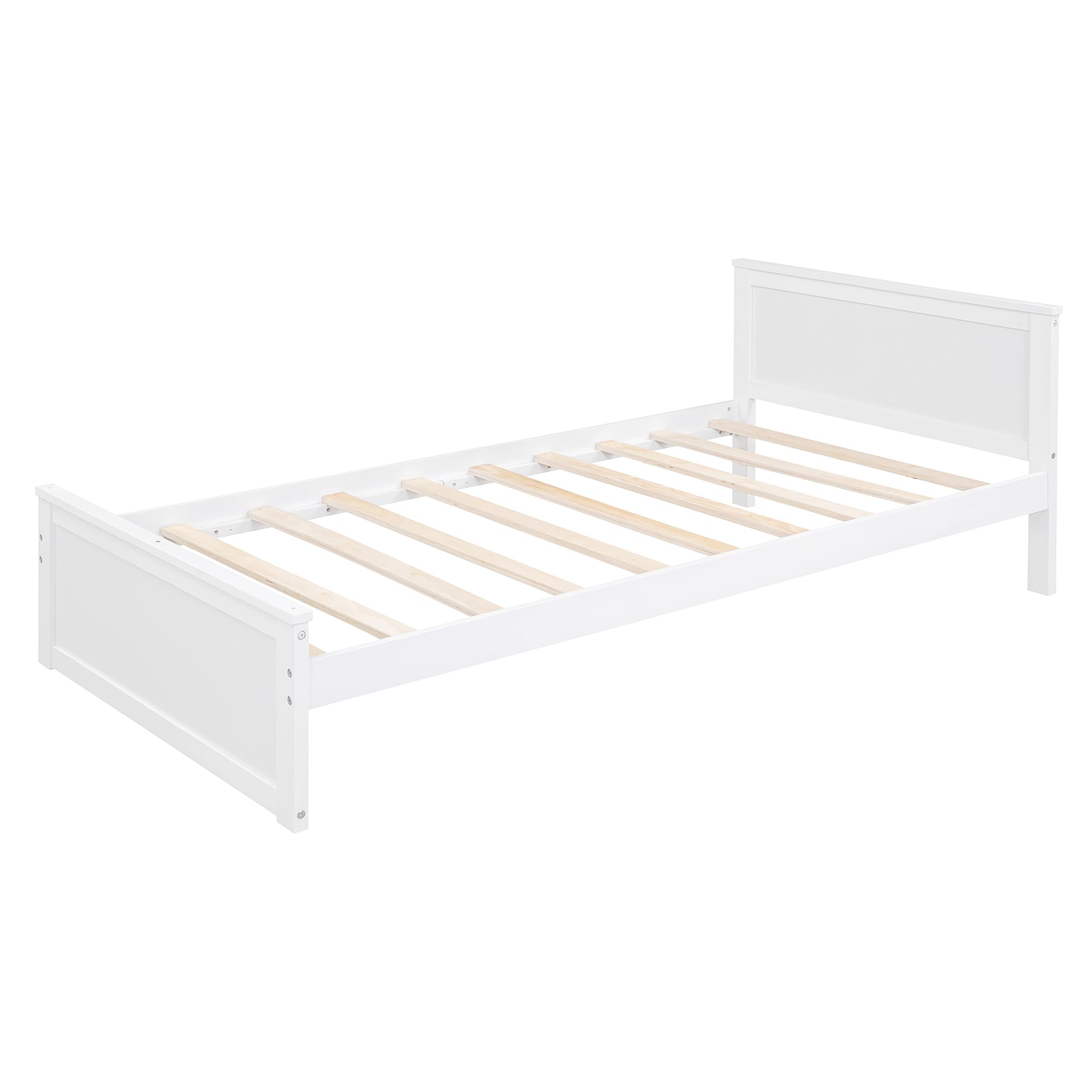 Full Over Twin Bunk Beds with Desk and Drawers , Wooden Full Size Loft Bed with Removable Twin Bed , Wardrobe and Shelves , Storage Bunk Bed with Ladder & Guardrails for Kids Girls Boys , White