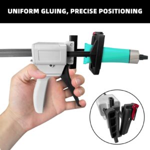 Toothpaste Tube Glue Gun Tube Squeezing Machine, 704 Silicone Manual Glue Gun Universal Extruder, Labor Saving Injection Glue Gun for Aluminum Tube Glue