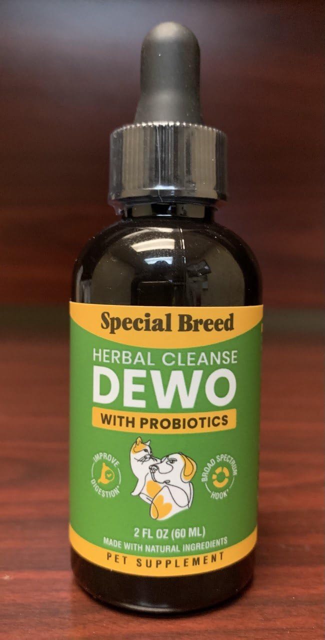 Cats and Dogs Natural Broad Spectrum, with Probiotics, Homeopathic Support and Breeds, Made in The USA, 2oz