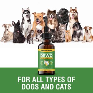 Cats and Dogs Natural Broad Spectrum, with Probiotics, Homeopathic Support and Breeds, Made in The USA, 2oz