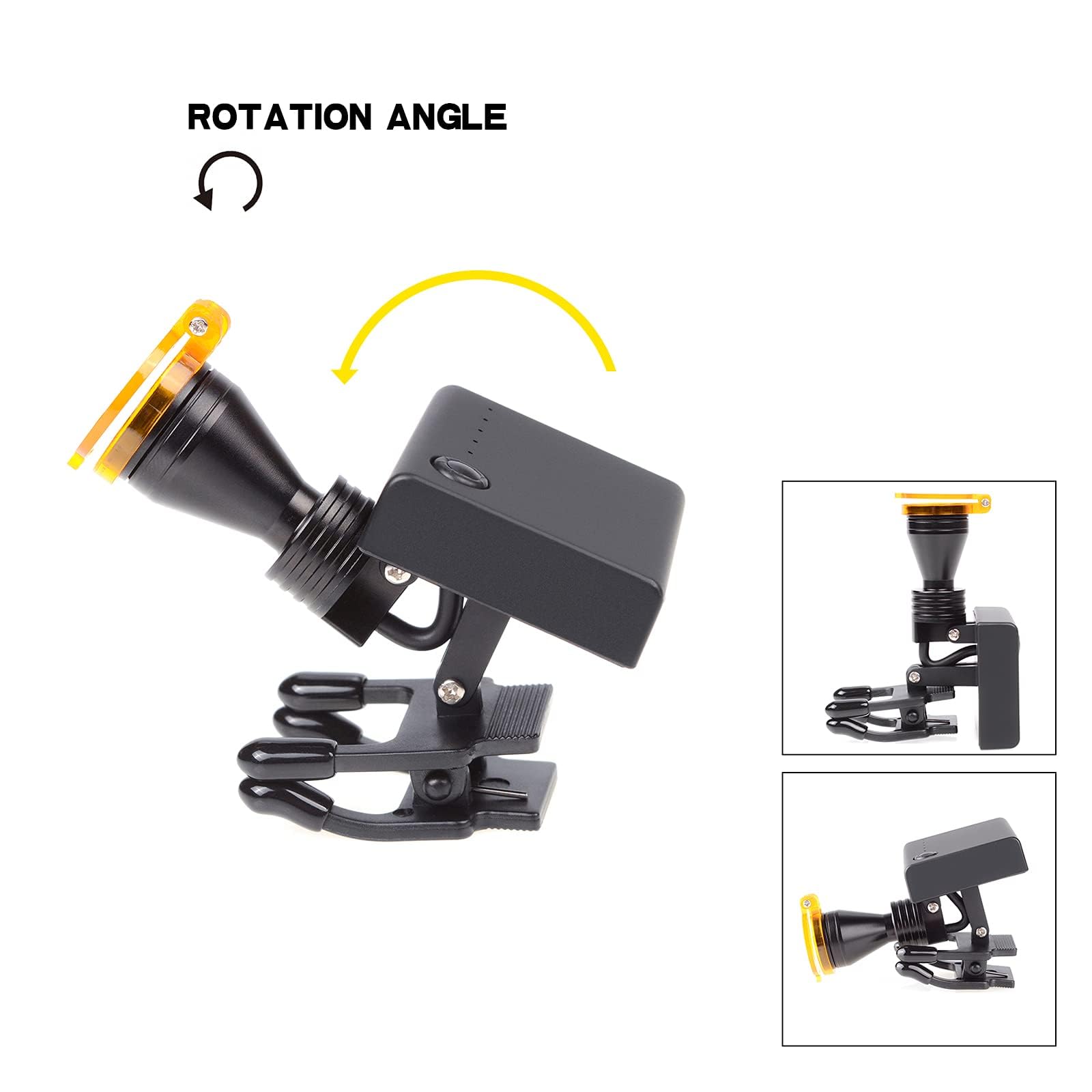 Head 5W for Glasses with Optical Clip on Type