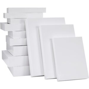 suncolor 12 pack assorted sizes(4 boxes 11", 4 boxes 14", 4 boxes 16") white gift boxes with lids for christmas, birthdays and more