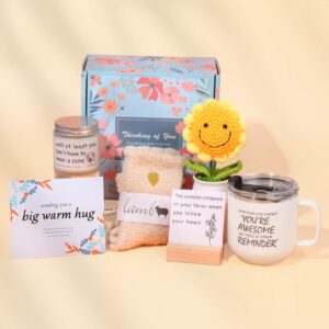 Get Well Gifts for Women-7 Pcs Surgery Recovery Gifts for Man Mom Teenage, Get Well Soon Gift Baskets After Surgery, Cheer Up Gifts, Feel Better Gifts for Sick Friend, Get Better Soon Care Package