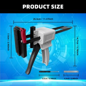 Toothpaste Tube Glue Gun Tube Squeezing Machine, 704 Silicone Manual Glue Gun Universal Extruder, Labor Saving Injection Glue Gun for Aluminum Tube Glue