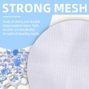 RICHERI Mesh Laundry Bags, Mesh Wash Bags, Durable Mesh Structure with Strong Zipper, Suitable for Underwear, Delicate Clothes, Pants, Shoes, Socks Washing (Small Fine Mesh, XS 10 * 12in*4pcs)