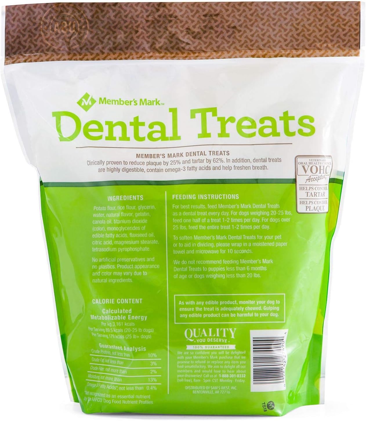 Generic Dental Chew Treats for Dogs 30 ct. - (2 Pack)