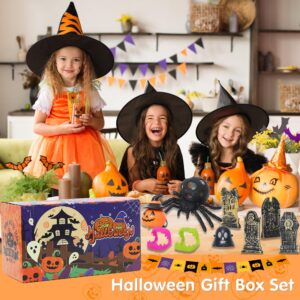 200PCS Halloween Party Favors - Bulk Assorted Toys for Kids, Non-Candy Goodie Bag Stuffers, Classroom Prizes, Halloween Gifts for Boys and Girls