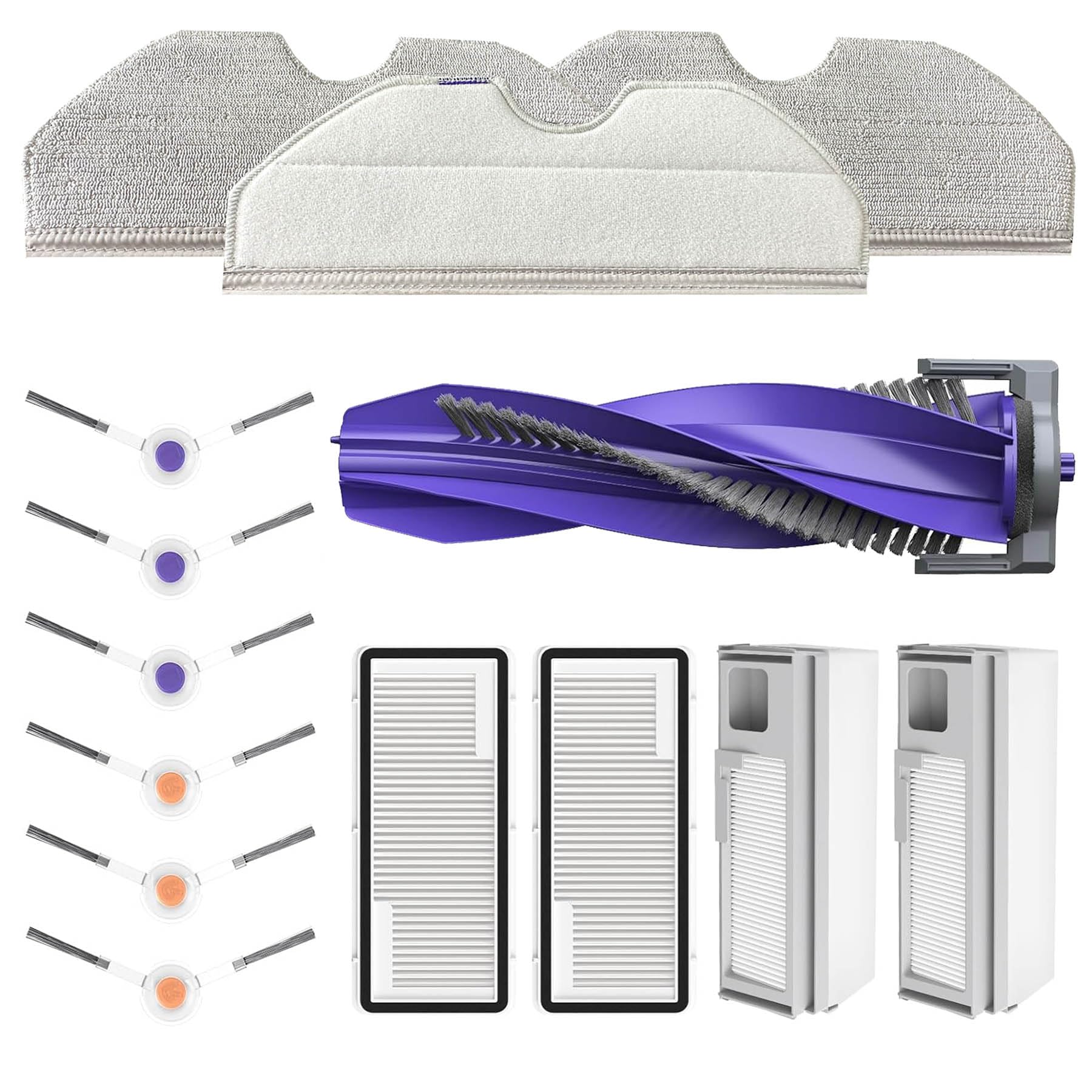 Avaenzo Narwal Freo X Plus Replacement Parts for Narwal Freo X Plus Accessories Kit with Main Brush,Filters,Dust Bag,Side Brushes,Mop Pads