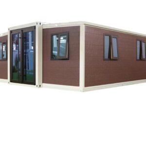 kitchef Foldable house 2 Bedrooms, Kitchen, Livining Room and Bathroom with instant Heater - Quick Assembly, Durable, and Compact Living Solution - backyard bar shed, 20 FT