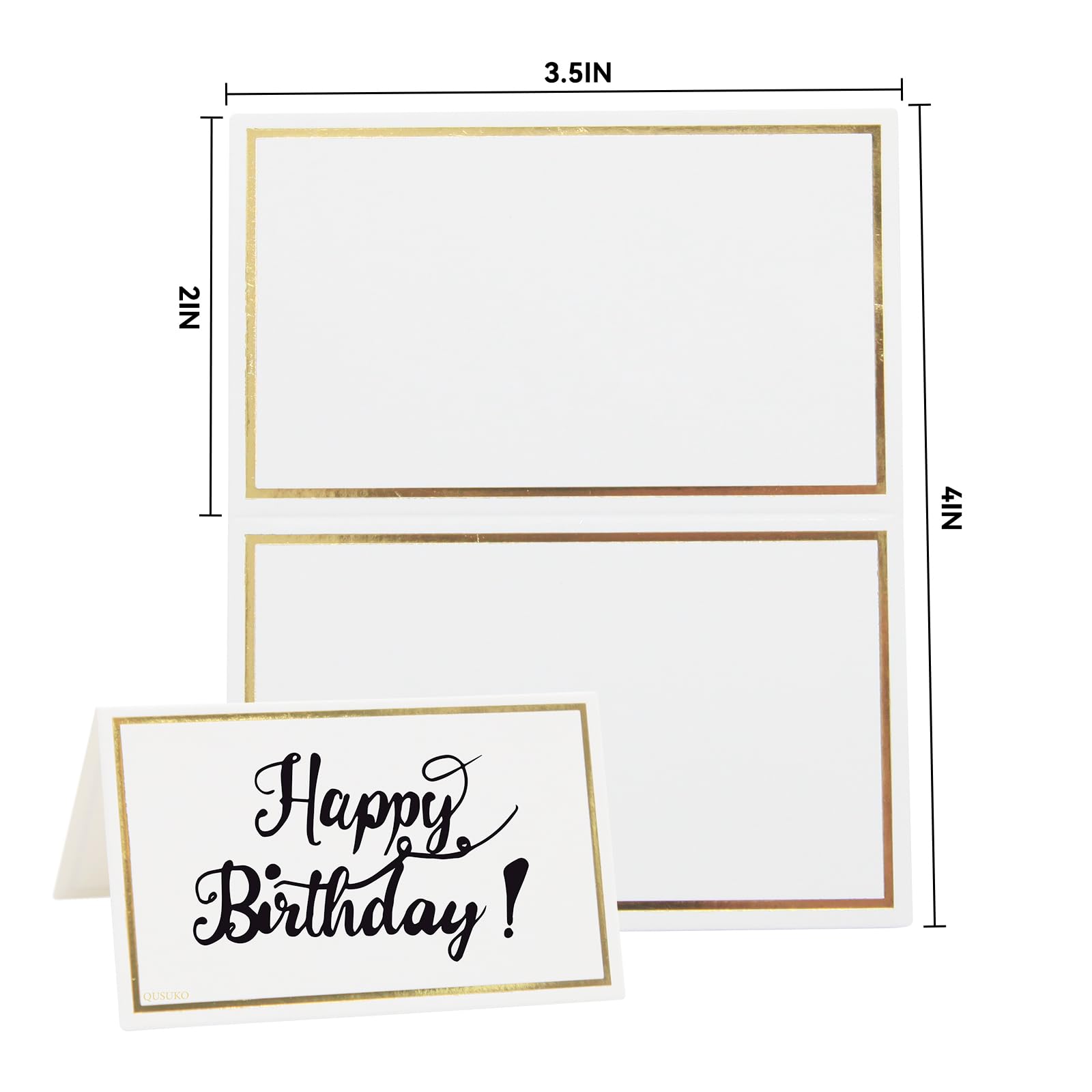 Place Cards for Table Setting, Blank Table Name Cards,Banquet, Events, Reserved Seating, 101Pack