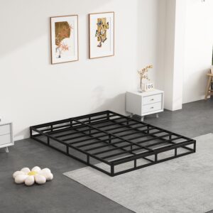 NHODIR Box Spring for Full Bed, 7 inch Full Box Spring Only, Strong Metal Frame Mattress Foundation, No Noise, Easy Assembly