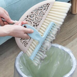 Household Broom Hair Removal Comb, Bathroom Sewer Hair Collectors Cleaning Rake Carpet Pet Hair Removal Cleaning Tool