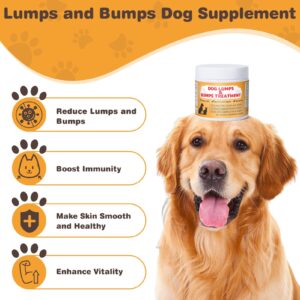 Dog Lumps & Bumps Supplement – Turkey Tail Mushroom Powder for Dogs Lipomas, Immune Support & Energy Boost, 3.52 oz