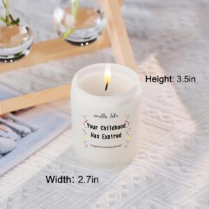 Funny 18th Birthday Gifts for Girls, Boys - Happy 18th Birthday Gifts for Daughter, Son, Granddaughter, Niece, Friend - Unique Turning 18 Year Old Candle Gifts