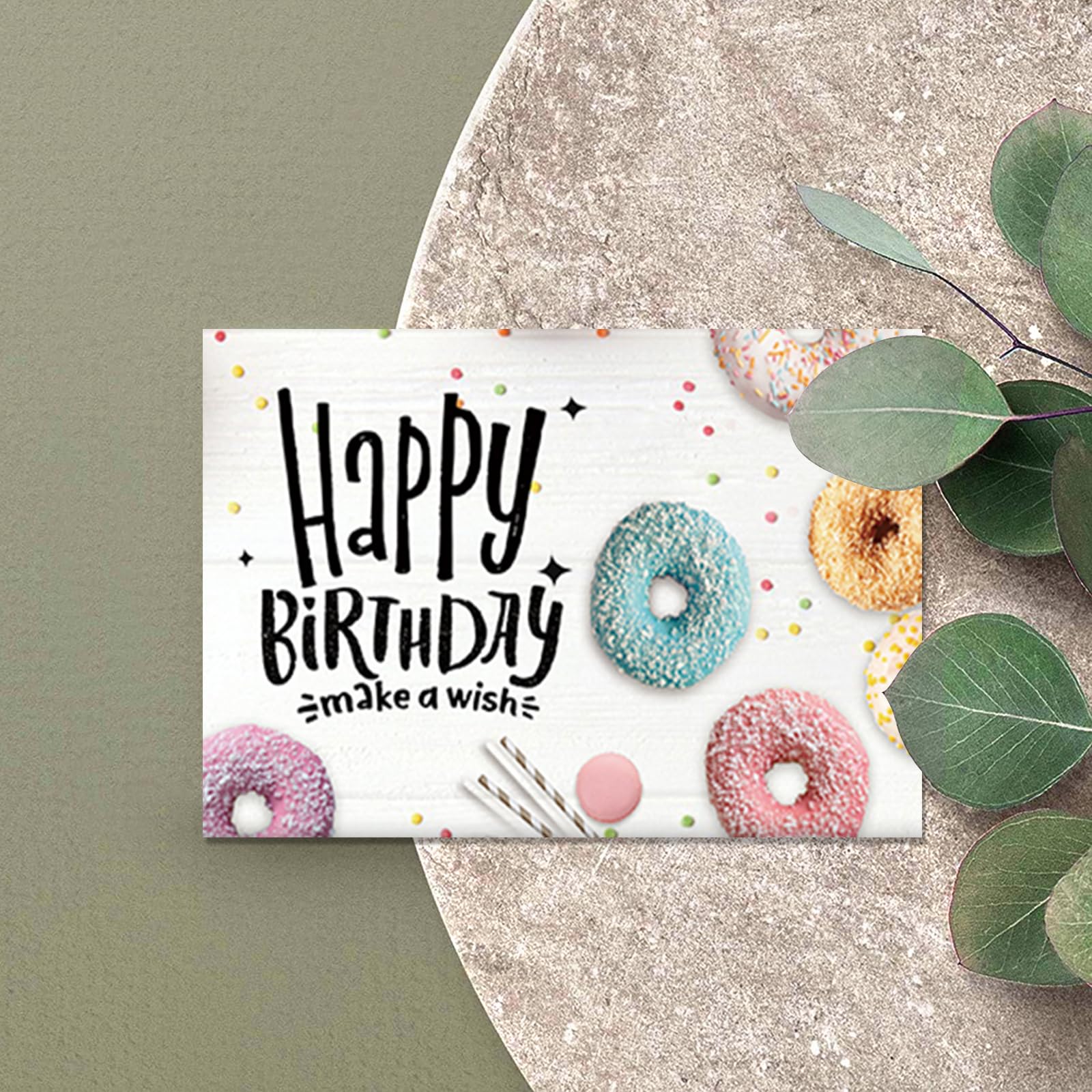 100 Happy Birthday Cards with Envelopes, 20 Unique Designs, Birthday Cards Bulk with Short Generic Message Inside, 4x6 inches, Assorted Birthday Cards Assortment for Business, Office and Personal