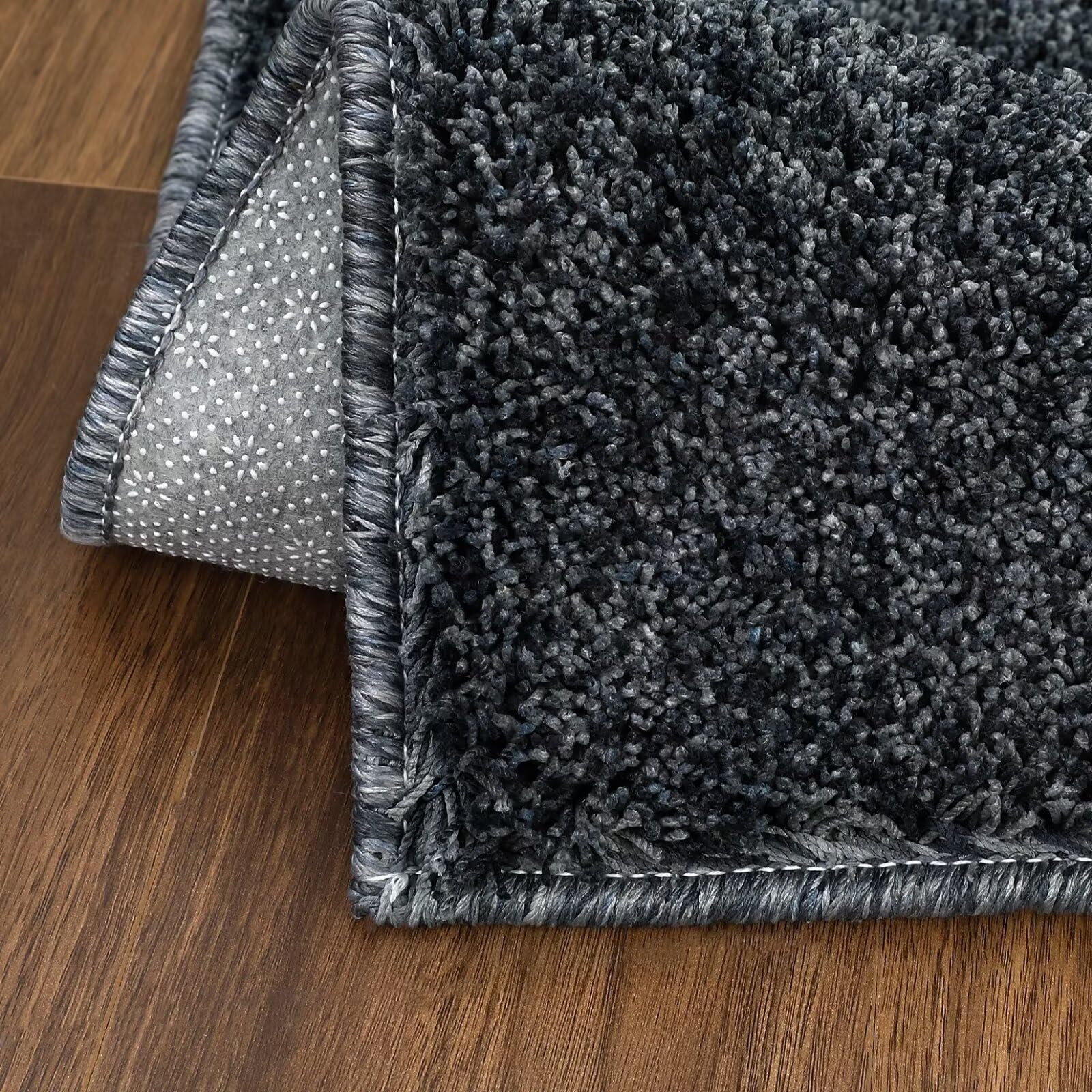 COZYLOOM 10x13 ft Extra Large Area Rug, Modern Soft Fluffy Rug for Living Room Dorm Kids Room Non-Slip Plush Floor Carpet Large Shaggy Rug for Bedroom Nursery Home Office Accent Floor Carpet, Charcoal