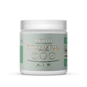 aniwell mobility chews: powered by glucosamine msm & chondroitin - hip and joint supplement for dogs to actively support mobility (1)