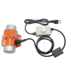 e-found concrete vibrator vibration motor, 30w us plug ac 110v 3600rpm speed adjustable aluminum alloy case vibrating motor for shaker table