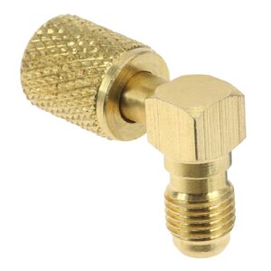 SHUDKBNX 5/16"" SAE Female To 1/4"" SAE Male Quick Connector Fitting Adapter for R410a R32 Air Conditioning Refrigerant Mini Split System, RadCH100