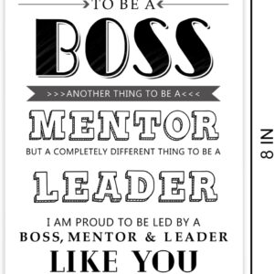 RUALOVE Funny Boss Birthday Day Card, Best Birthday Card for Boss, Appreciation Card For Mentor, Happy Boss Day For Men Woman, Card For Boss, Gift For Boss Lady, Happy Birthday Card Boss