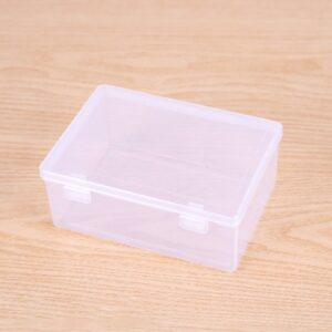 MHADBKH Jewelry Storage Box Practical Clear Storage Box With Lid Small Storage-Bins Storage Container For Organizing