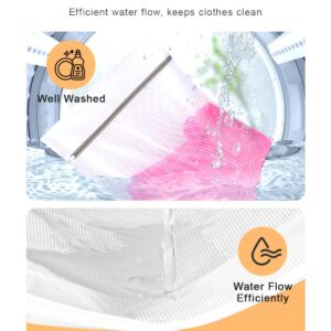 Anyongora 3Pcs Long-Lasting Mesh Laundry Bags (15.7x19.6 Inches) - Protects Delicates, Fine Mesh, Reusable Laundry Bag for Delicates, Laundry Bags Mesh Wash Bags for Home, Travel, Dorm, Gym