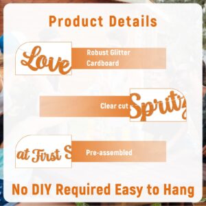 Love at First Spritz Banner, Aperol Spritz Bridal Shower Party Decorations, Love At First Spritz Decorations, Orange Girls Bridal Brunch Couple Shower Bachelorette Party Decor