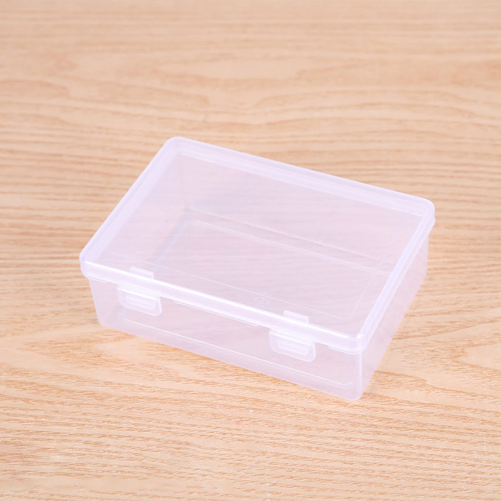 MHADBKH Jewelry Storage Box Practical Clear Storage Box With Lid Small Storage-Bins Storage Container For Organizing