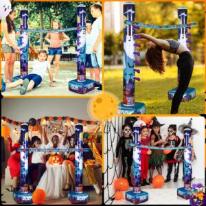 Seenelling Halloween Inflatable Limbo Game Halloween Party Carnival Limbo Stick Halloween Inflatable Game for Halloween Indoor Outdoor Lawn Yard Party Games Supplies(Ghost)