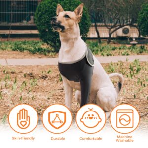 Hilltown Dog Elbow Pad Front Leg Protector to Prevent infect and Scratching - Injury Protection for Dog Elbow, Post-Surgery Recovery - Front Leg Brace for Dogs（Left Leg M）