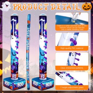 Seenelling Halloween Inflatable Limbo Game Halloween Party Carnival Limbo Stick Halloween Inflatable Game for Halloween Indoor Outdoor Lawn Yard Party Games Supplies(Ghost)