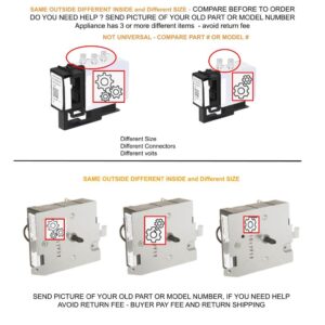 EQUIP. DR US PS2353893-AP4412545 EDR12545X1 compatible with General Electric Dishwasher Drain Pump Assembly fits old #sPS2353893-AP4412545