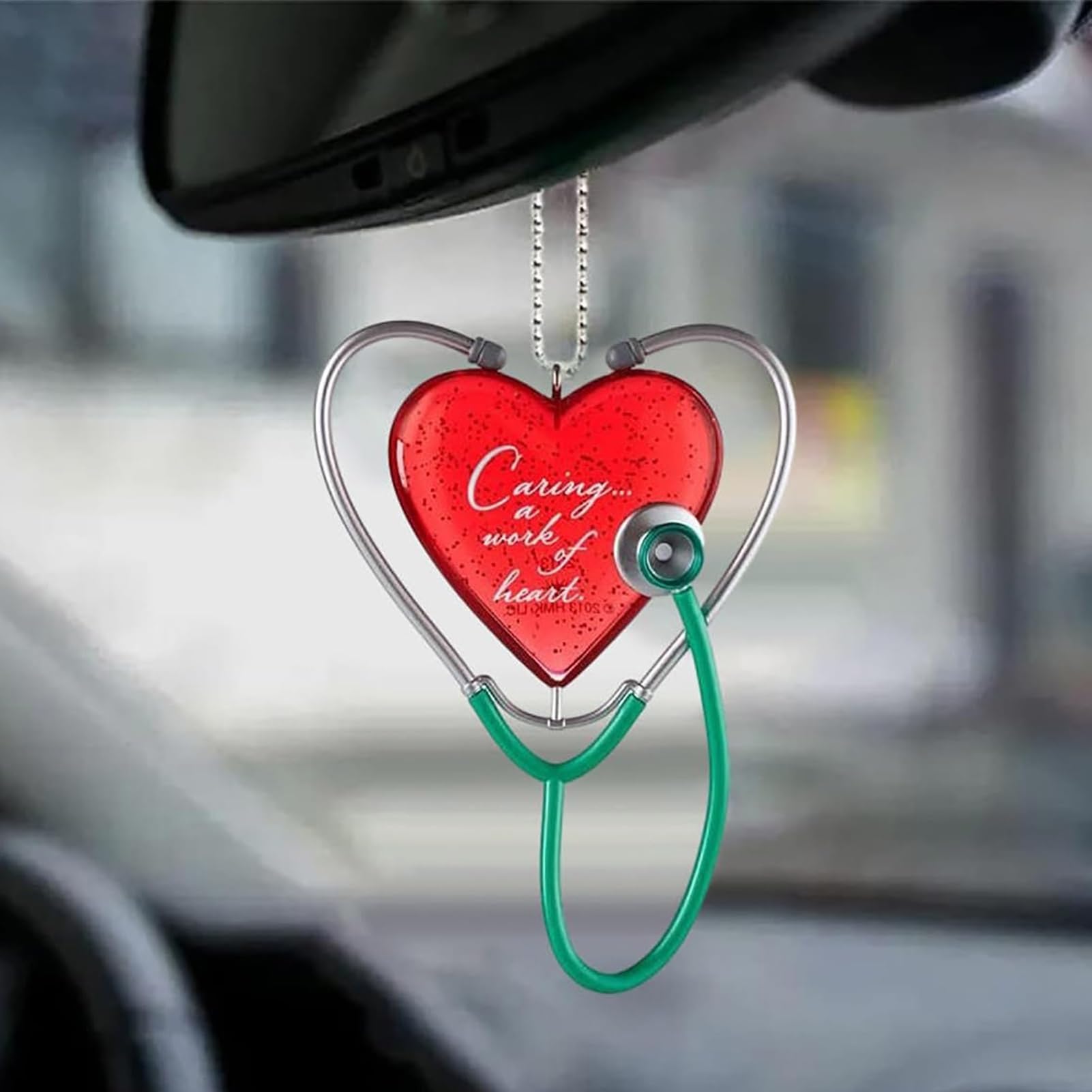 Heart Stethoscope Caring Christmas Tree Ornament Heart Stethoscope Ornament Appreciation Doctor Nurse Caregiver