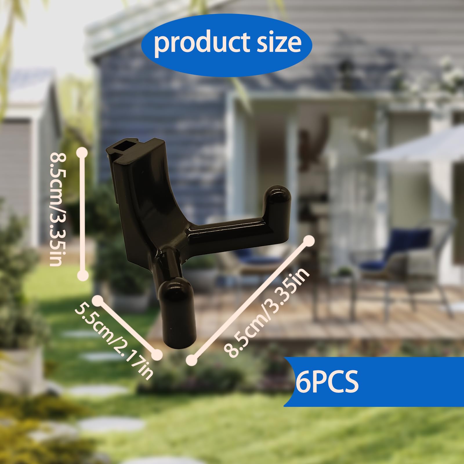 dctgrar 6 Pcs Tool Hooks for Lifetime shed,for Lifetime Storage Sheds Accessories Storage Tool Hooks,Please Check The Model Number Before Purchasing