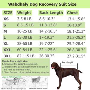 Wabdhally Dog Surgery Recovery Suit,Surgical Recovery Female Spay Suit for Large Dogs Cats,Surgery Recovery Multi Pink Onesie XL