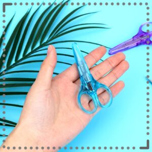 3Pcs Detail Mini Craft Scissors Set Stainless Steel Scissors with Protective Cover Small Scissors All Purpose Craft Scissors Precision Straight Fine Tips Design for Paper Cutting,Scrapbooking