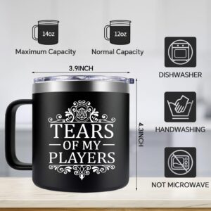 Fufendio Dungeons and Dragons Gifts for Men Women - Tears of My Players Mug 14oz - Dnd Gifts for Brother Friend - Dungeons and Dragons Christmas Gifts Ideas - Dungeon Master Gifts