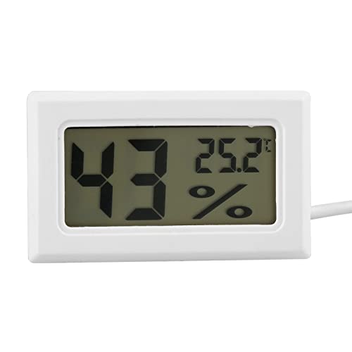 LCD Digital Temperature Humidity Display Meter with External Probe for Reptiles