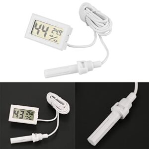 LCD Digital Temperature Humidity Display Meter with External Probe for Reptiles