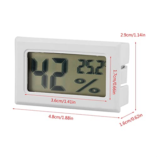 LCD Digital Temperature Humidity Display Meter with External Probe for Reptiles