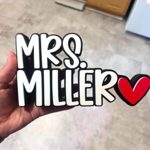 Customized 3D Desk Name Plates, Personalized Teacher Name Signs, Ideal Office Gifts for Boss & Coworkers, Enhancing Your Office Décor, Desk Name Sign | Kids Name Sign