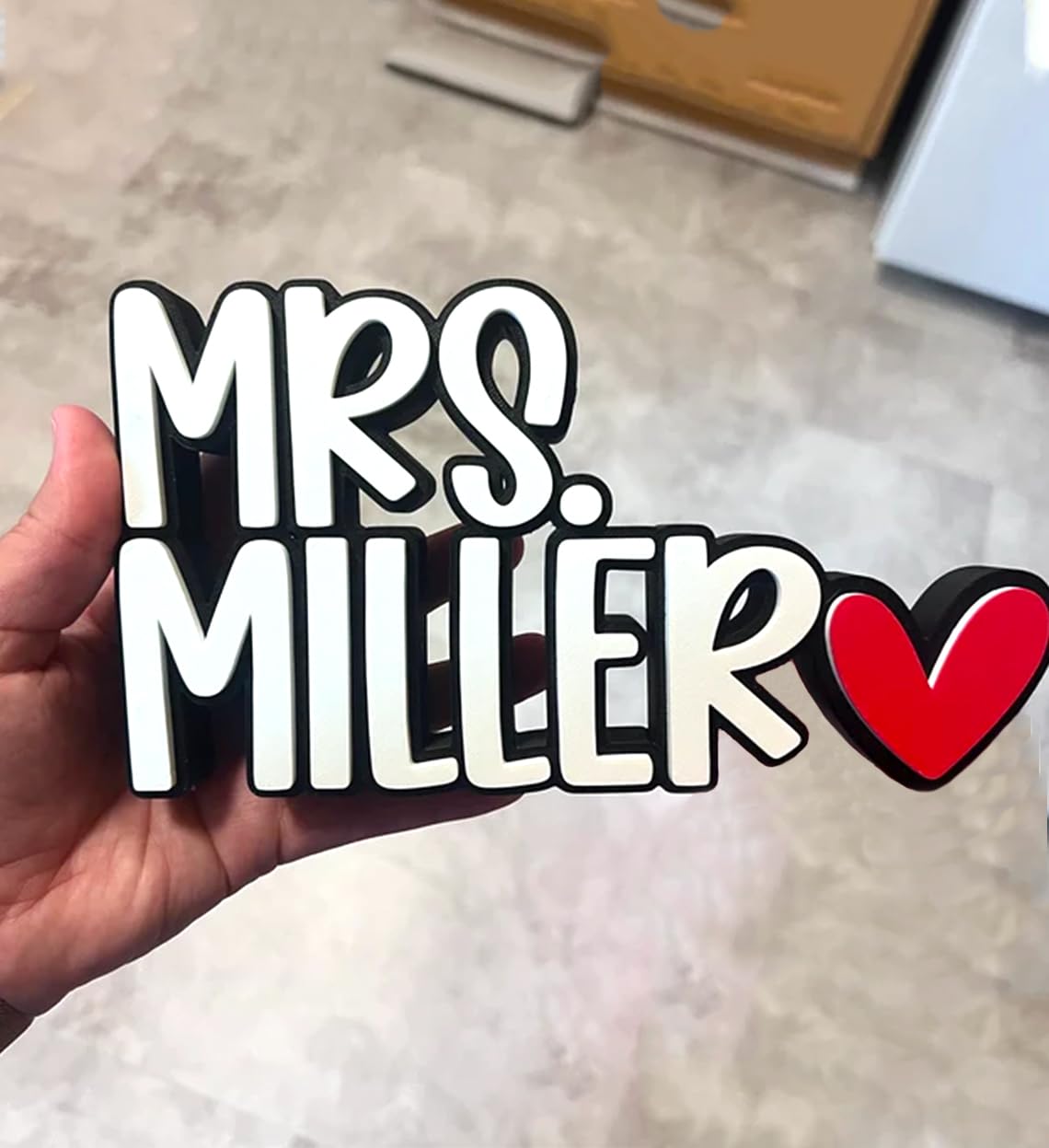 Customized 3D Desk Name Plates, Personalized Teacher Name Signs, Ideal Office Gifts for Boss & Coworkers, Enhancing Your Office Décor, Desk Name Sign | Kids Name Sign