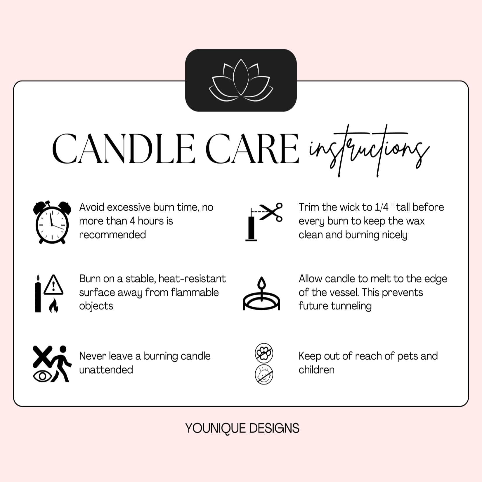 Younique Designs Apology Gifts 8oz Candle - Im Sorry Gifts for Her, Apology Gifts for Her, Girlfriend, Wife - Sorry Gift, Apology Gift for Him, Men - Unique I'm Sorry Gifts (Lavender & Vanilla)