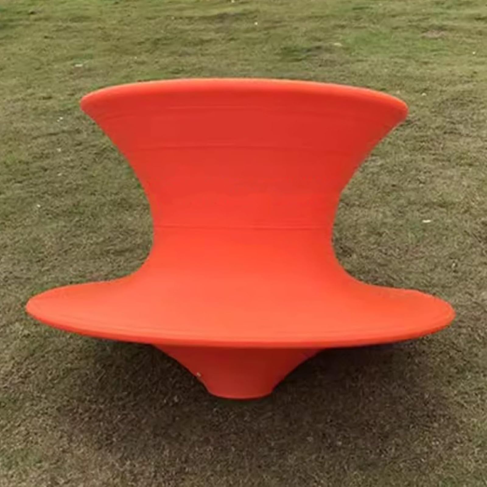 CHZDPP Kids Sensory Swivel Chair with Non-slip Pattern, 360° Swivel Small Gyro Chair for Playground/Kindergarten/Mall, Sports Toys for Boys & Girls Ages 2 to 5(Orange)