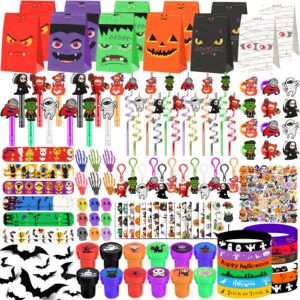 onbkygf 453pcs halloween party favors supplies decorations, halloween treat or trick goodie bags pinata fillers stuffers halloween classroom prizes gifts for kids