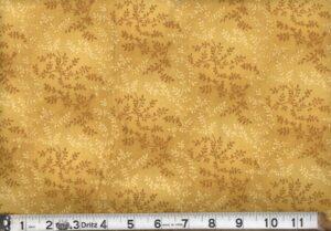 generic 108"" extra wide fabric quilt backing by the yard 100% cotton vineyard (gold)