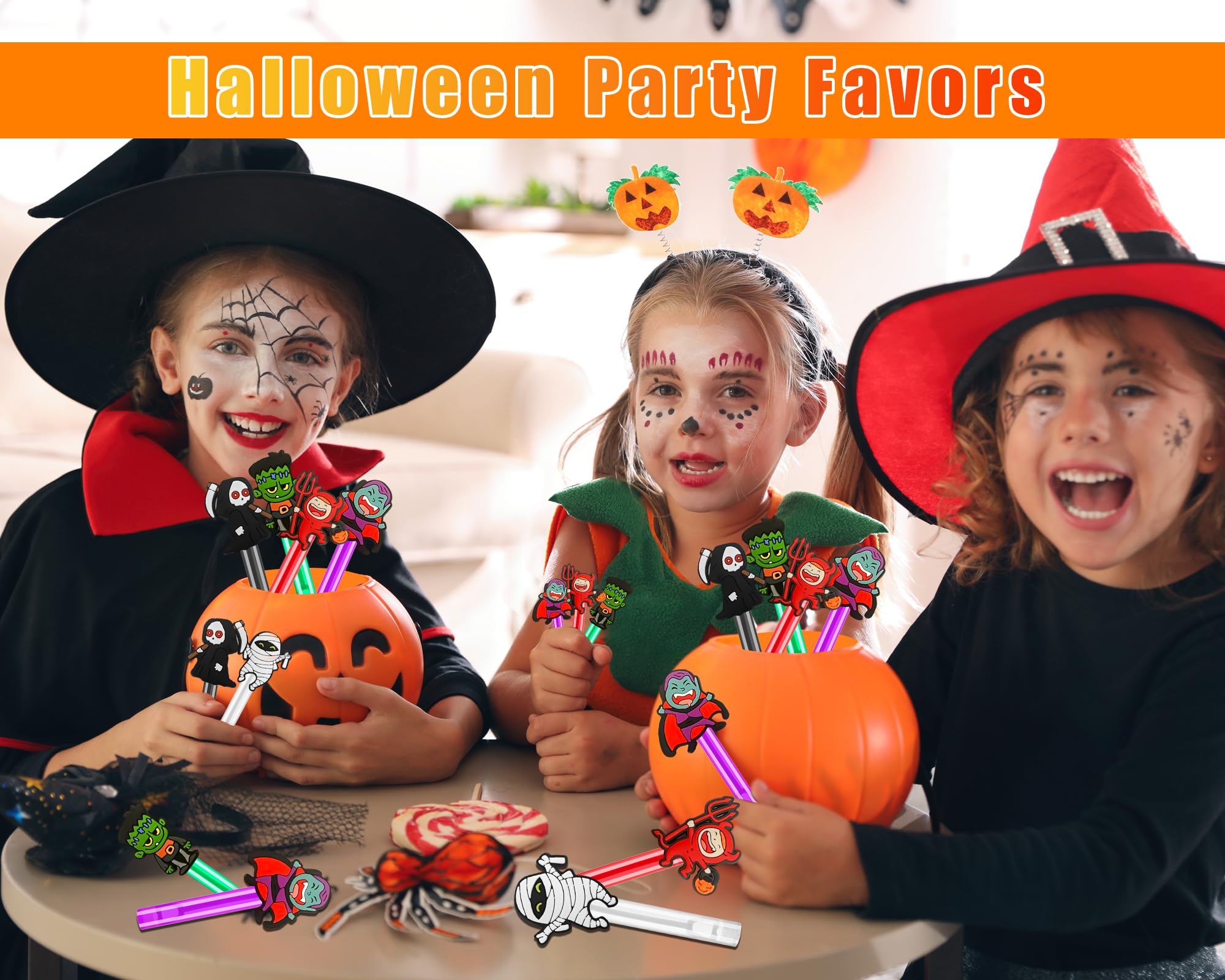 ONBKYGF 24PCS Halloween Party Favors for Kids Goodie Trick Or Treat Bag Fillers Pinata Gifts, Halloween Bubble for Halloween Treats School Classroom Rewards Gifts