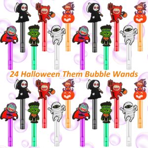 ONBKYGF 24PCS Halloween Party Favors for Kids Goodie Trick Or Treat Bag Fillers Pinata Gifts, Halloween Bubble for Halloween Treats School Classroom Rewards Gifts