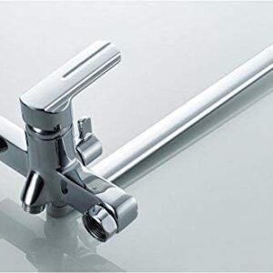 Bathtub Faucet Brass Chrome Wall Mounted Bathtub Shower Mixer Tap Hot And Cold Water Faucet Bath Bathtub Faucets